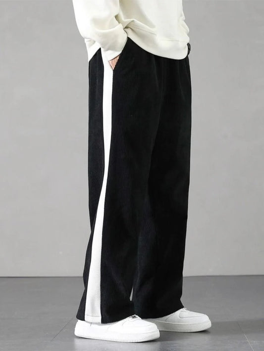 Right view of SLUGTERA premium cotton track pants for men.